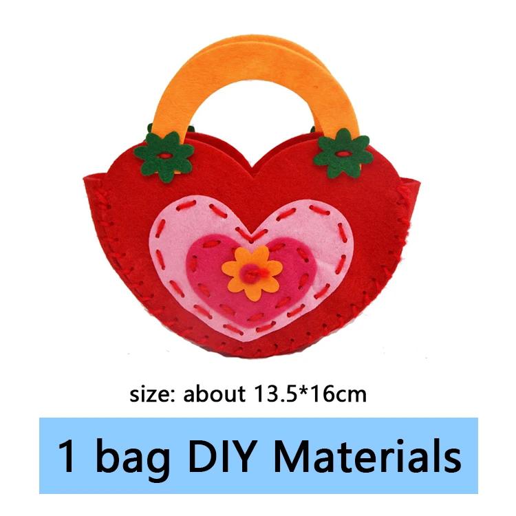 Primeiro Kit de Costura para Iniciantes, Artesanato para Meninas e Crianças, Aprenda a Costurar, Unicórnio Bolsa Sacos, Porta-retrato, Pen Holder, DIY Feltro Artesanato Kits - Image 1