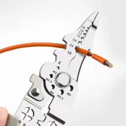 Frisador de fio elétrico ajustável, Cortador de cabo, Ferramenta automática Wire Stripper, Eletricista Multi Stripper, Alicates HandTool - Image 3