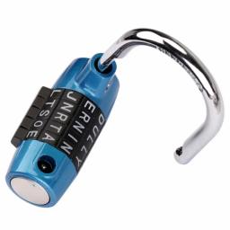 Zinc Alloy Combination Cadeado, trava com senha, porta, armário, gaveta, bicicleta, motocicleta, armário do estudante, 5 letras - Image 3