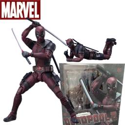 Shf Deadpool Action Figure Toy, Dead Pool Modelo, Estátua de Boneca, Kit de Garagem, Colecionáveis, Alta Qualidade, Vários Acessórios, Kids Gifts - Image 2