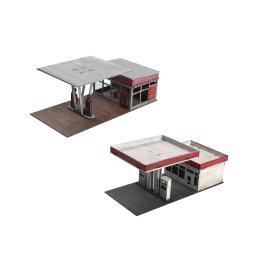 Kits Modelo de Construção, Desmontagem Paisagem, Modelo Cena, Decoração Acessória Ferroviária, Escala 1:72, Escala 1:64 - Image 4