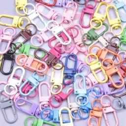 Colorido Metal Lobster Fecho Ganchos, Chaveiro Rotativo, Chaveiro Fivela, DIY Jóias Fazendo Suprimentos, Acessórios, 10Pcs - Image 2