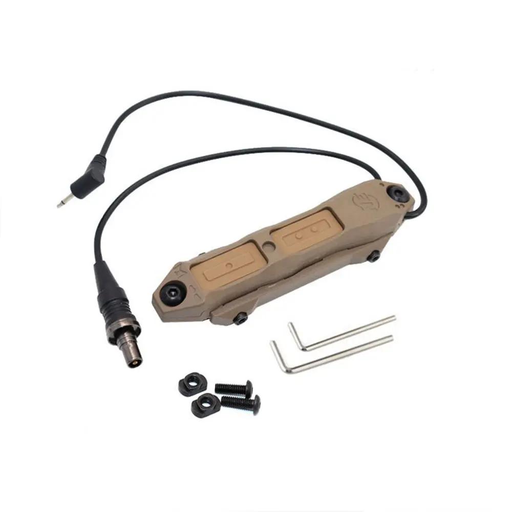 Elemento airsoft tático interruptor de pressão aumentada interruptor duplo para PEQ-15 PEQ-16A um peq airsoft dbal 2 ne04040 - Image 1