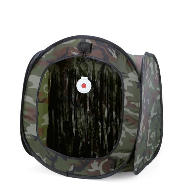 Tenda Tática Versátil para Tiro ao Alvo, Tiro com Arco, Caça, Catapulta e Treinamento de Airsoft e Estilingue Dobrável