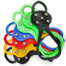 Chaves de neve antiderrapantes para sapatos, pinça de gelo, pico para escalada de inverno, picos ao ar livre, grampos antiderrapantes, 5 dentes - Image 5