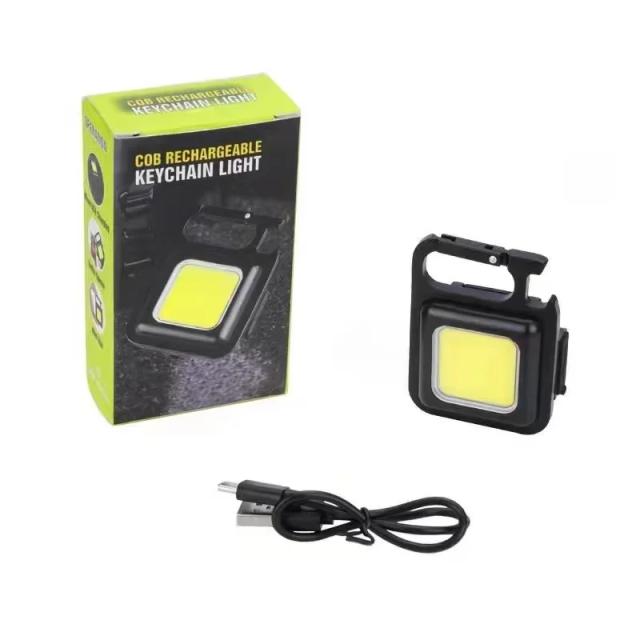 Lanterna Portátil Multifuncional USB Recarregável com Clip para Bolso - Ideal para Camping e Uso Diário (1 a 10 Unidades)