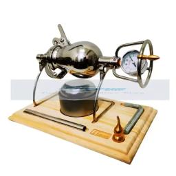 Mini máquina de pipoca em aço inoxidável, máquina de pipoca pequena e antiquada, 300ml - Image 1