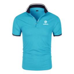 Camisas polo masculina e feminina, Pilotos de Avião, Camisa Lazer, Estampa Airbus, Verão - Image 4