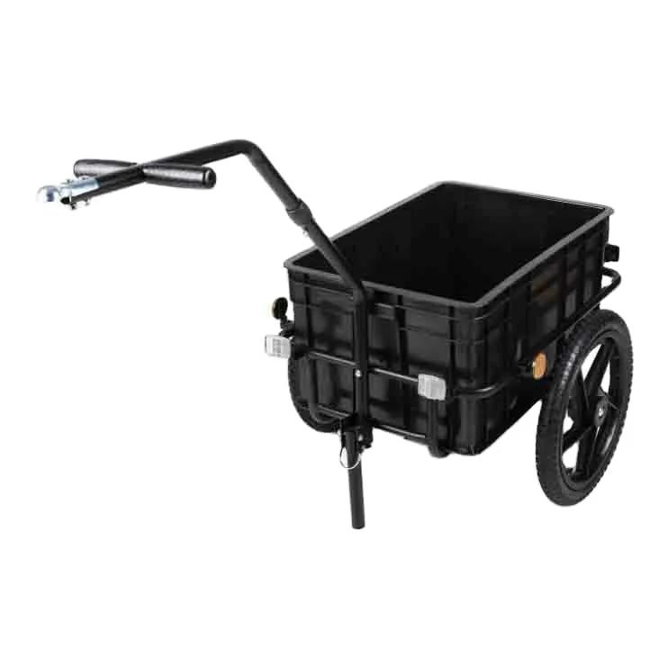 Roda Quick Release Bike, bicicleta Hand Wagon, reboque de carga grande, fácil armazenamento e transporte, 16" - Image 1