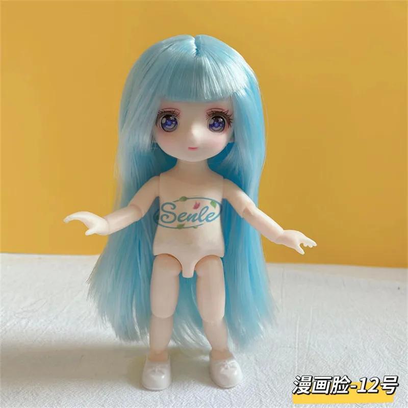 Corpo de boneca de anime para meninas, vestir, fofo, pequeno, fofo, brinquedos para crianças, 1, 8, 16cm, 23cm - Image 1