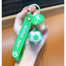 Soft Glue Futebol Keychain para Fan, PVC, Pingente De Futebol, Chaveiro Acessórios, Decoração Do Saco, Lembranças, Chaveiro Presentes - Image 4