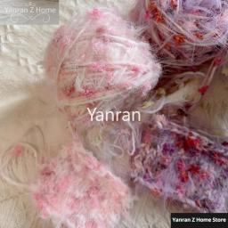 Fio De Algodão Misto Para Lenço Tecido À Mão, Fios De Alpaca E Flor, Fios De Tricô Para Crochet, 50g, Novo - Image 3