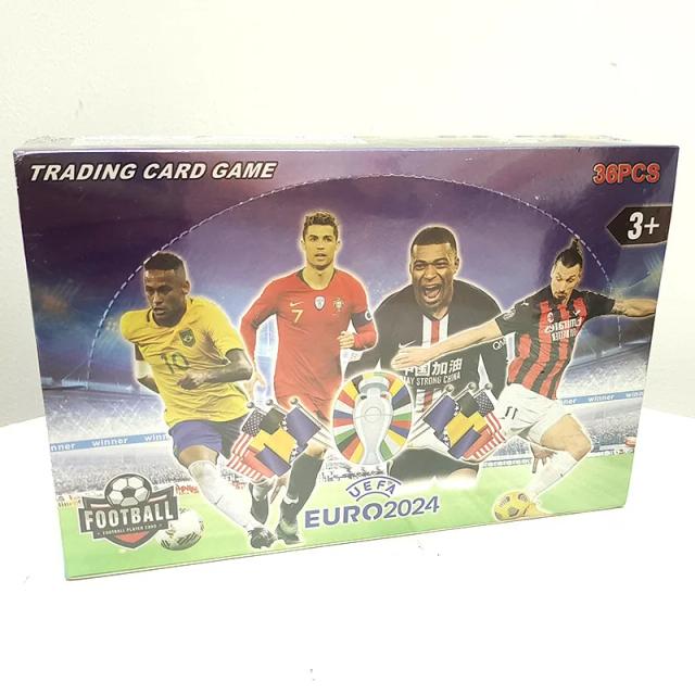 Coleção Exclusiva de Cartões de Estrelas do Futebol com Cristiano Ronaldo, Messi, Mbappé e mais - 180 Peças para Presentes de Natal e Aniversário