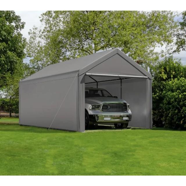 Barraca Portátil 10x20ft com Paredes Laterais Removíveis para Armazenamento e Festas ao Ar Livre