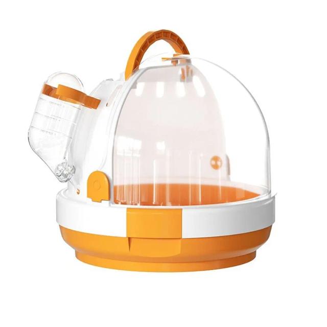 Gaiola de Plástico Portátil para Pequenos Animais de Estimação - Ideal para Hamsters, Pássaros e Viagens ao Ar Livre