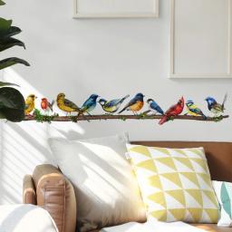 Adesivos de parede para sala de estar, Decoração de fundo sofá, Decoração para quarto, Home Decor, Papel de parede removível - Image 3