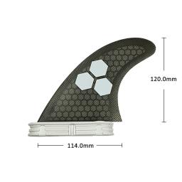 Tri prancha Fins Thruster Honeycomb Fins, Fibra de vidro Funboard Fins, Performance Core, G7 Tamanho, UPSURF FCS 2, Short Board Fins - Image 6