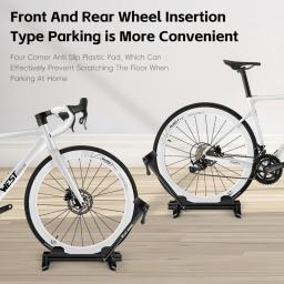 West Biking-Bicycle Stand Rack, Duplo Pole, Dobrável, Interior, Chão, Piso, Bike Rack, Bike Rack - Image 2