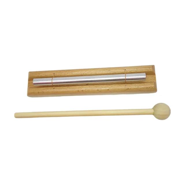 Carrilhão de Meditação em Madeira para Sala de Aula - Instrumento de Percussão Orff para Yoga e Oração