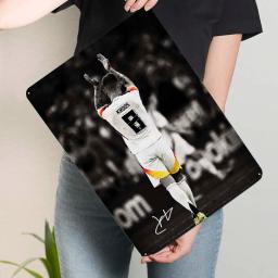 Tin Plate Sign of Sports Poster, Placa De Metal, Wall Art, Homem Decoração Caverna, Wall Art, Murais, Decoração do Quarto, Toni Kroos - Image 3