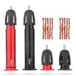 Kit de reparo rápido de pneus sem câmara de ar, mtb, bicicleta de estrada, mountain bike, selante de perfuração, tira de borracha, ferramenta de broca, alça, extremidade da barra escondida - Image 1