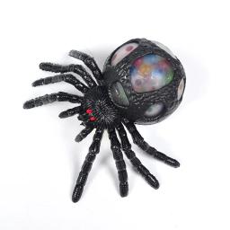 Black Spider Squeeze Toy para Crianças, Horror Colorido, Anti Stress Ball, Brinquedos de Descompressão Adultos, Presente de Halloween, 1Pc - Image 4
