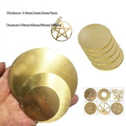 Disco de placa redonda de bronze para DIY, disco circular, gaxeta, placa de metal, espessura de 0,5mm, 60mm, 80mm, 100mm, 1mm, 2mm, 3mm, 50 milímetros, 60 milímetros, 80 milímetros, 100 milímetros - Image 3