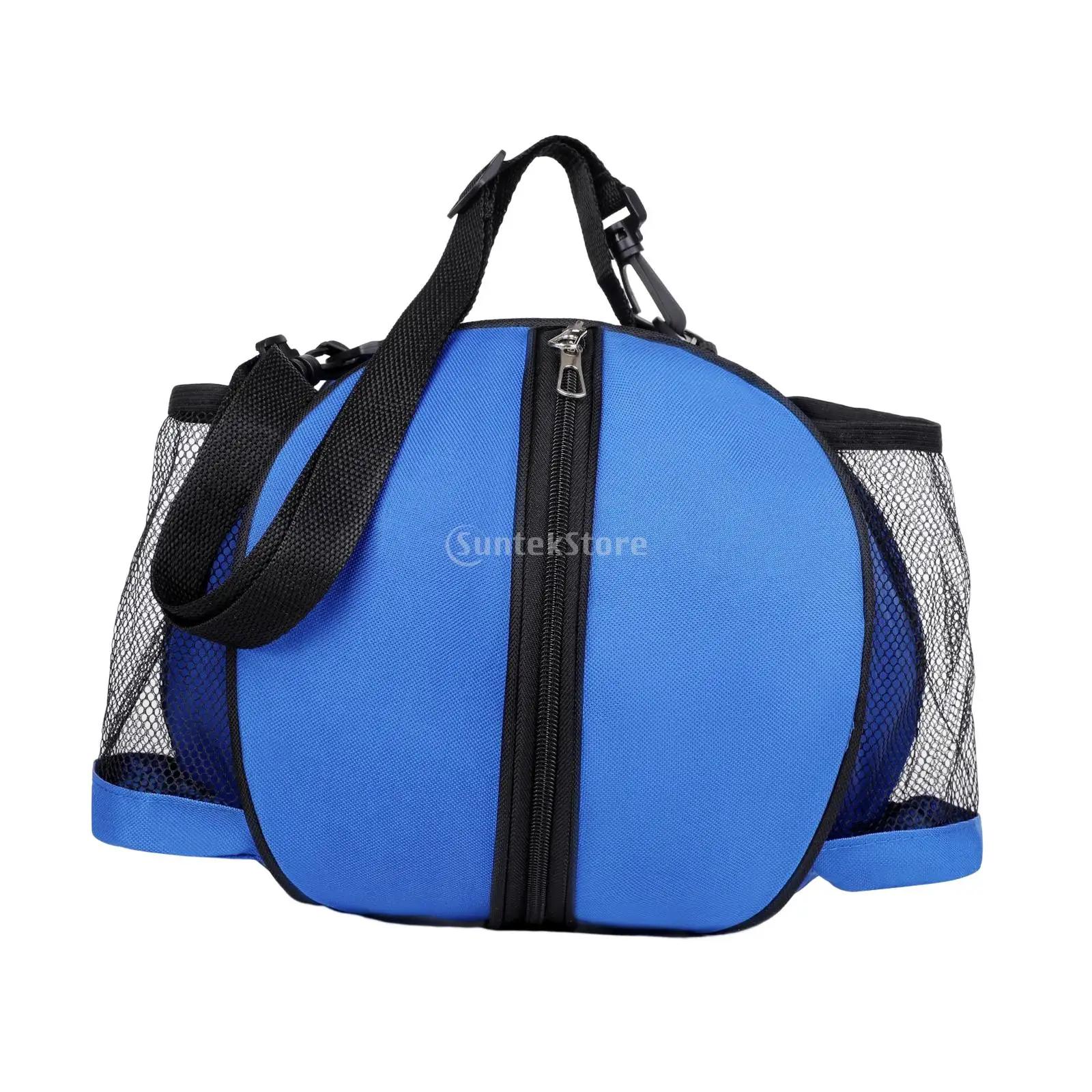 Forma redonda basquete mochila esportes sacos de treinamento futebol bola vôlei fitness armazenamento ginásio pacote saco - Image 1