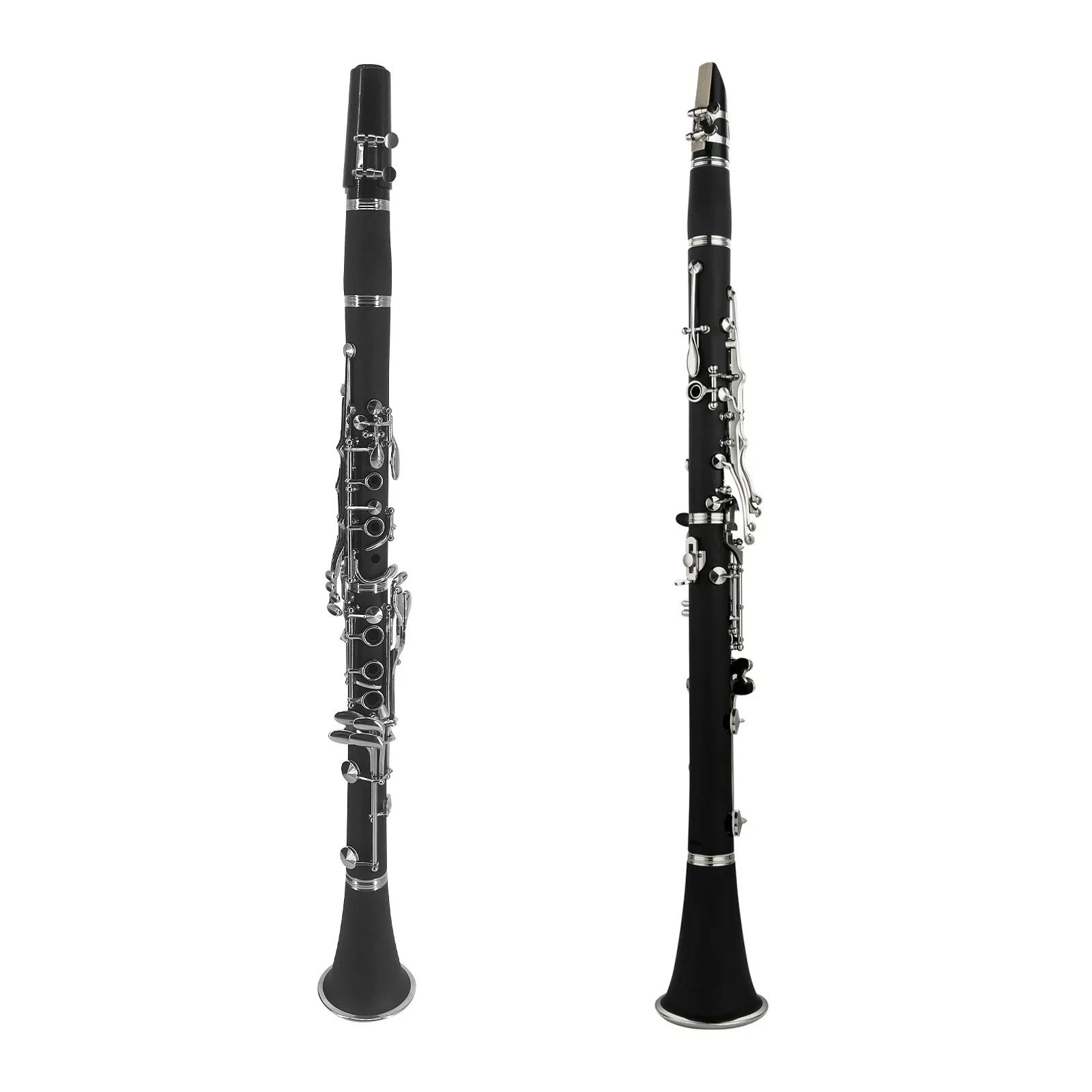 ABS Bb Binocular Clarinete, 10 palhetas, Luvas De Pano De Limpeza, Chave De Fenda Suporte, Escova De Bolsa, Profissional - Image 1