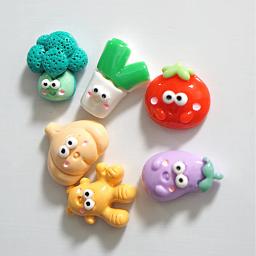 5 peças um conjunto de bonito geladeira ímã cartoon vegetal placa fotos adesivos magnéticos para casa e cozinha decoração - Image 6