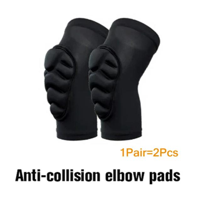Joelheiras Protetoras em Esponja Grossa com Mangas para Cotovelo – Ideal para Skate, Futebol e Ciclismo, 1 Par