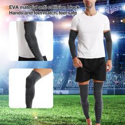 Equipamento De Futebol De Proteção De Manga De Shin Resistente Ao Impacto, Joelheira Esportiva, Guarda De Shin, Alta Elástica, Respirável, 1Pc - Image 3
