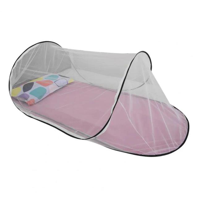 Mosquiteiro Ajustável para Cama de Solteiro e Tenda Dobrável Infantil, Ideal para Acampamento e Uso em Casa