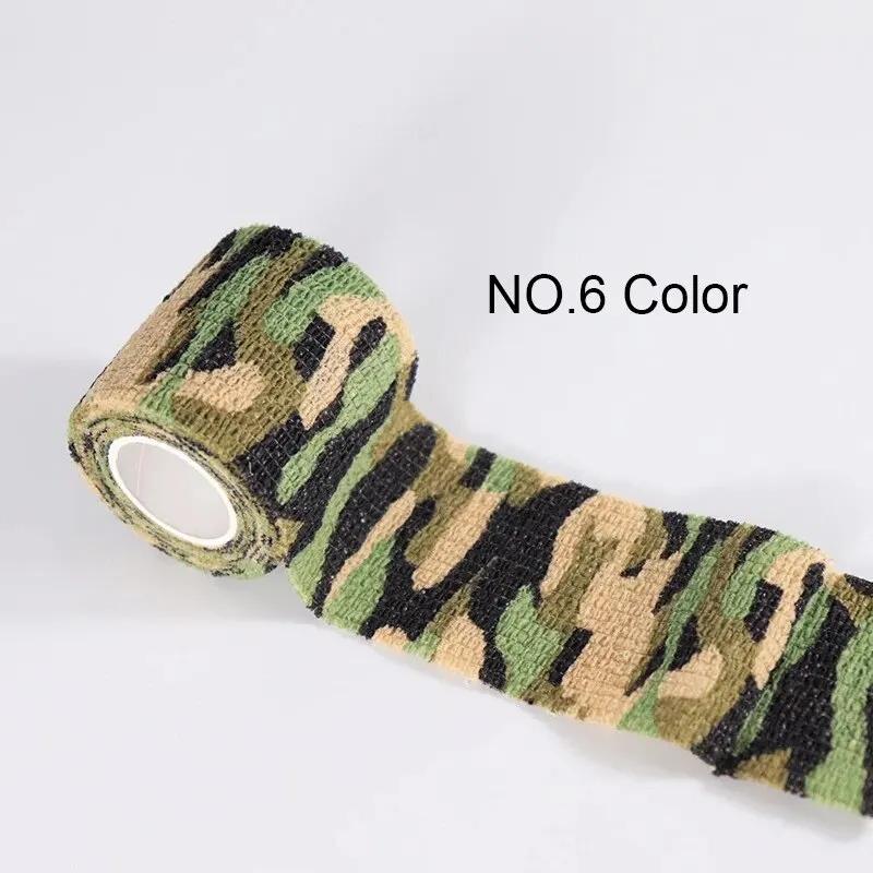 Fita de camuflagem militar, auto-adesiva, 5cm x 4.5m, melhor para a caça e acampamento ao ar livre - Image 1