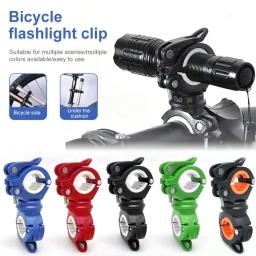 Ciclismo Lanterna Suporte De Montagem Bicicleta Luz Suporte, Lâmpada LED Titular, Acessórios De Bicicleta, Rotação De 360 ° - Image 1