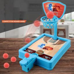Indoor basquete tiro esportes jogos crianças jogar conjuntos 3/8 bolas interativas crianças jogo de tabuleiro desktop bola crianças brinquedo - Image 4