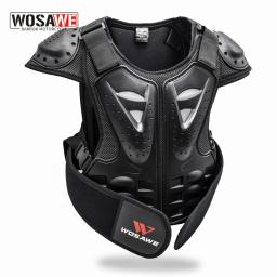 WOSAWE-MTB Motocicleta Body Armor para crianças, jaqueta esportiva infantil, equipamento de bicicleta, snowboard, hóquei, peito traseiro, terno protetor de esqui, 3-10 - Image 1