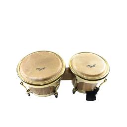 Bongo-instrumento de percussão, feito de madeira e metal, adequado para adultos, crianças, iniciantes, profissionais - Image 1