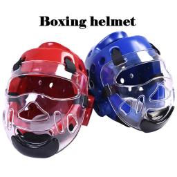 Profissional Kick Boxing Capacete para Adultos e Crianças, Protetor de Cabeça de Taekwondo, PU Karatê, Boxe Tailandês, Hall Free Fight Training Equipment - Image 1