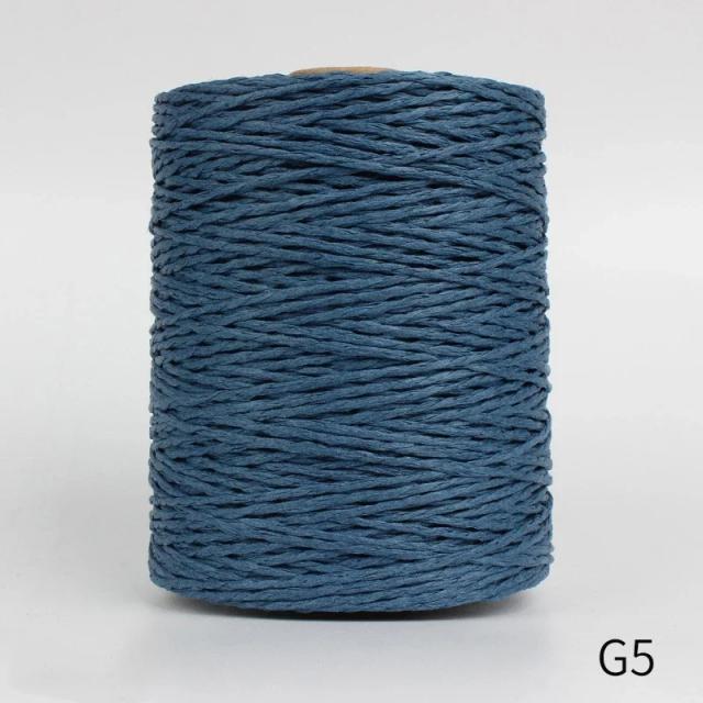 Fio de Palha de Ráfia Natural para Crochê e Tricô, Ideal para Chapéus, Bolsas e Cestas - 280-300m por Rolo