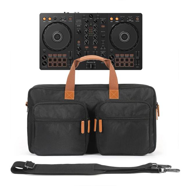 Saco de Armazenamento Acolchoado para DJ Portátil com Strap, Grande Capacidade e Resistente a Riscos para Pioneer DDJ-FLX4 e DDJ-REV1
