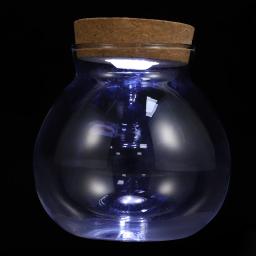 Micro Garrafa De Vidro Paisagem com Luz LED, Bola De Boca, Vaso De Musgo, Terrário Hidropônico, Recipiente Do Tanque De Peixes - Image 2