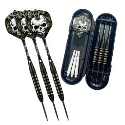 Profissional Aço Dica Dardos, Black Brass Barrels Set, Tiro com Arco, 22 g - Image 2