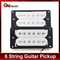 Humbucker 6 cordas captador de guitarra elétrica bobina dupla humbucker captador de guitarra elétrica com instalação quadro guitarra acessórios - Image 1