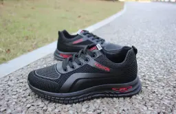 Tênis de corrida leve respirável masculino, tênis esportivo plataforma, moda casual, novo - Image 5