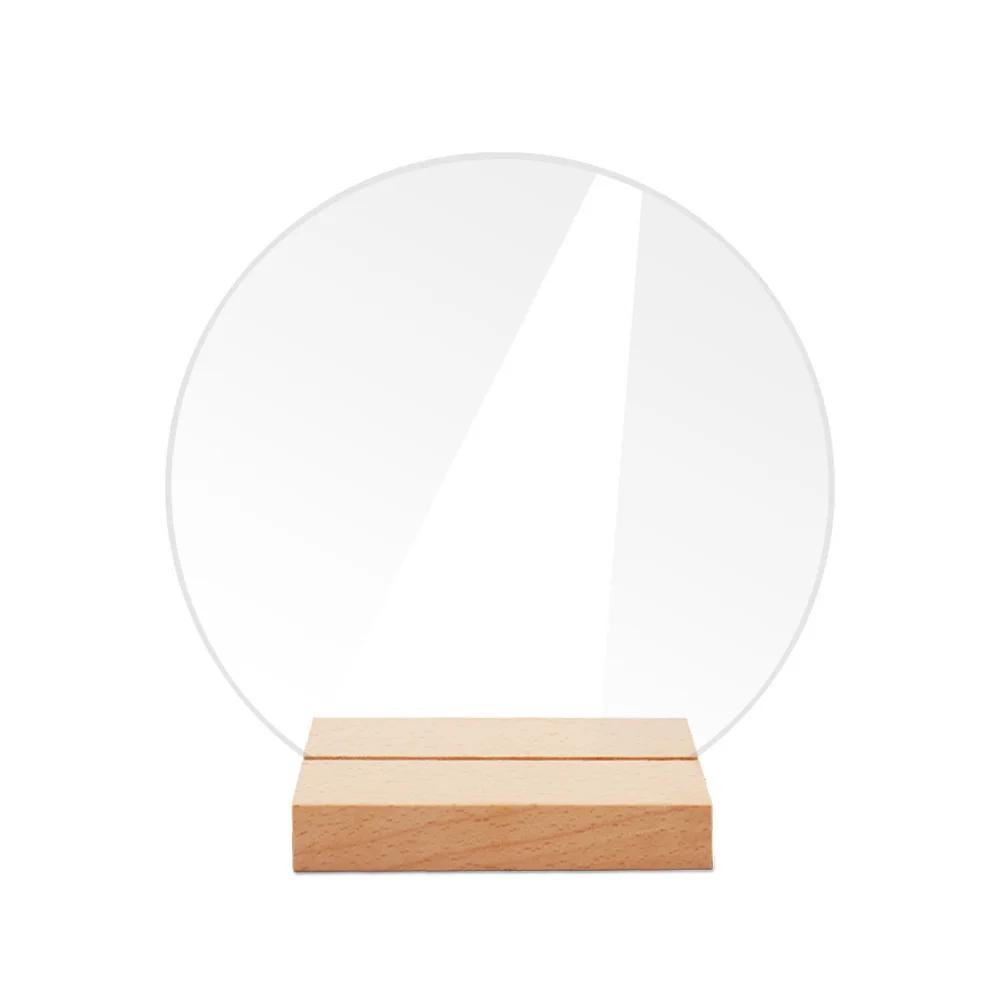 Acrílico Claro Titulares De Cartão De Lugar De Mesa, números De Sinal De Mesa De Casamento, Quadro De Exibição De Menu, Festa De Banquete, Atacado, 1 Conjunto - Image 1