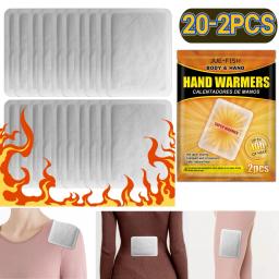 Pacote Aquecedor de Mão Descartável, Pacotes de Calor Quente, Auto-aquecimento Seguro, À Prova de Frio, Aquecimento para Viagens, Camping, Caminhadas, Esqui, Inverno, 2 Unidades, 20 Unidades - Image 1