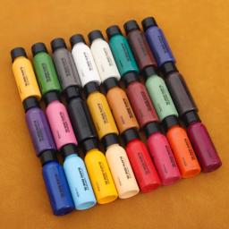 Borda de couro tinta óleo, vestir casacos cor, bordas acabamento suprimentos, DIY artesanato couro sapato bordas pigmento, 30ml - Image 1