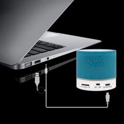 Mini alto-falante sem fio compatível com bluetooth, subwoofer dazzle crackle, luz de 7 cores, mini alto-falante portátil pequeno - Image 6