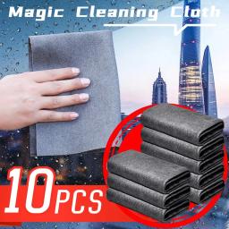 Pano de limpeza mágico espessado, Pano de microfibra para uso geral, Limpeza de vidro reutilizável, Auto Windows, Espelho da cozinha sem fiapos - Image 1